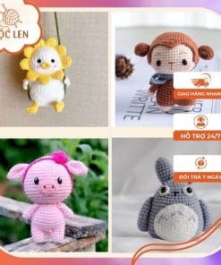 Ảnh len móc thú bông amigurumi