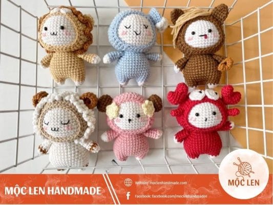 móc khóa handmade cung hoàng đạo