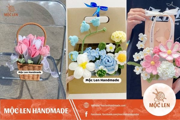 gio hoa len handmade bia blog giỏ hoa len handmade