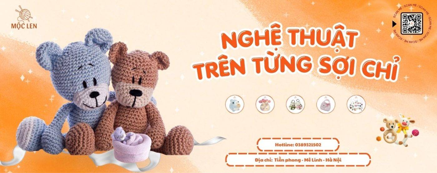 Mộc Len Handmade - Nghệ thuật trên từng sợi chỉ